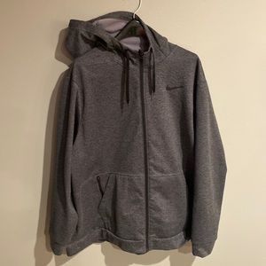 Mens Nike zip up hooded sweatshirt